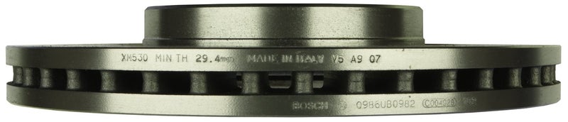 BOSCH 36010988 QuietCast Premium Disc Brake Rotor - Compatible With Select Mercedes-Benz GL320, GL450, ML320, ML350, ML450, ML500, R320, R350, R500, and SLK300; FRONT - Single - Image 3