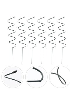 Generic 6pcs Plant Support Stake Kit Spiral Cages Climbing Tower Metal Garden Supports Frame for Tomato Rose Vine for Indoor and Outdoor Potted  - Image 5