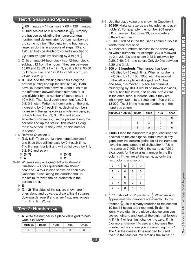 Bond 11+: Bond 11+ 10 Minute Tests Maths 10-11 years  - Image 4