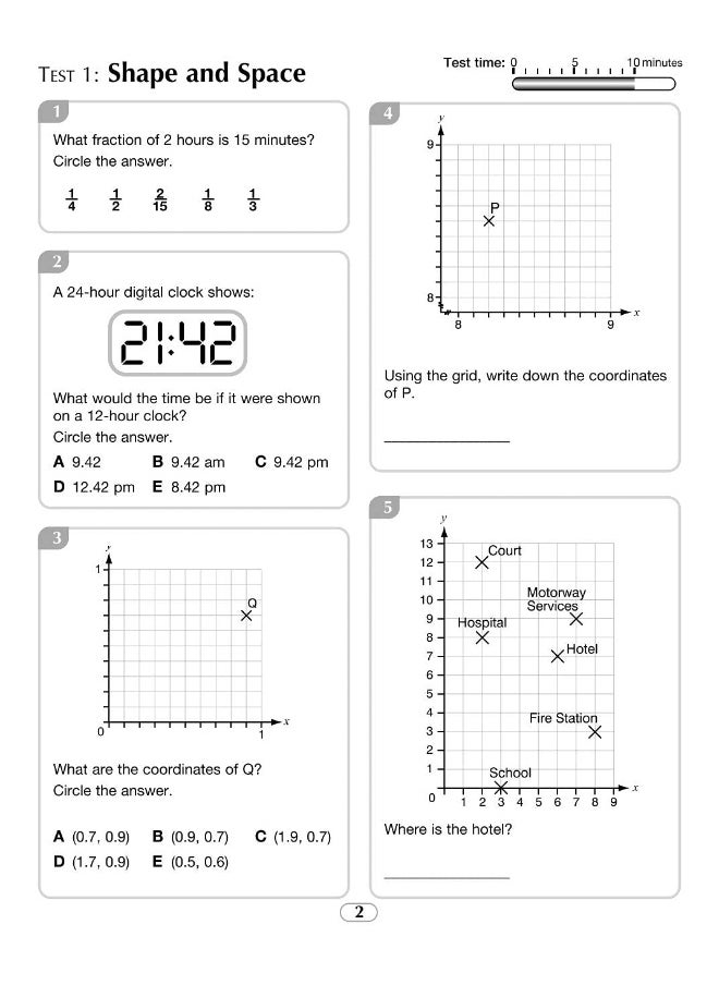 Bond 11+: Bond 11+ 10 Minute Tests Maths 10-11 years  - Image 2