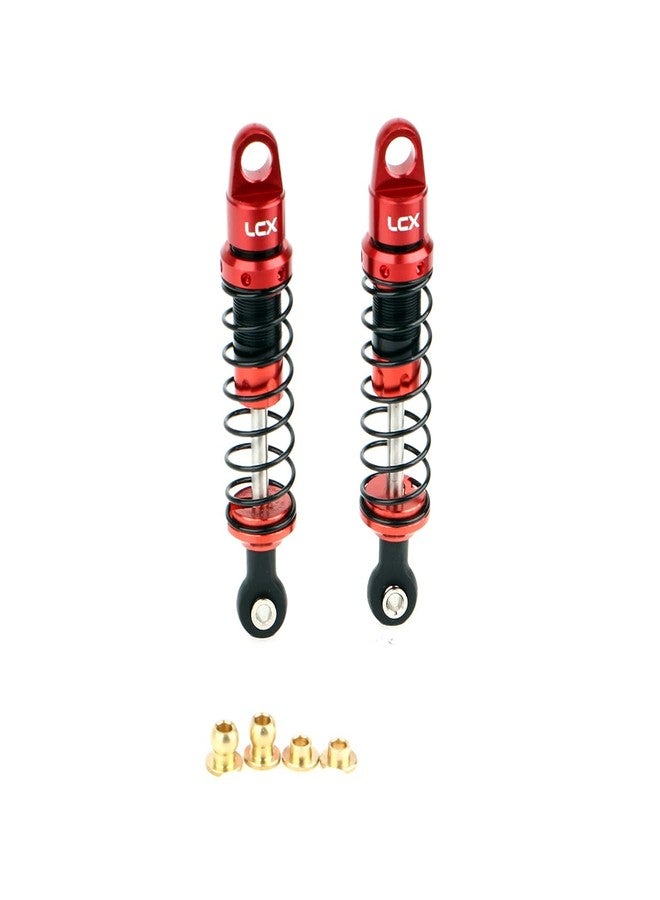 LCX سيارة LCX Racing 1/10 RC Crawler 2PCS حمراء 70 مم ممتص صدمات معدني للسيارات RC Rock RC Crawler RC Truck Car Trx4 Axial Redcat HPI - Image 4