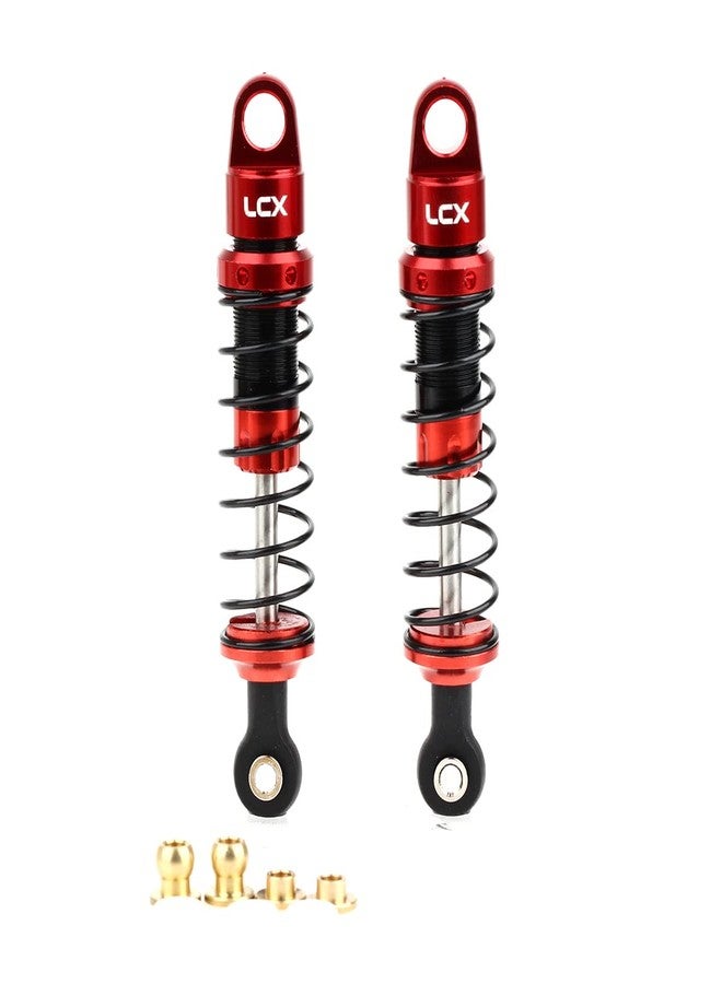 LCX سيارة LCX Racing 1/10 RC Crawler 2PCS حمراء 70 مم ممتص صدمات معدني للسيارات RC Rock RC Crawler RC Truck Car Trx4 Axial Redcat HPI - Image 1