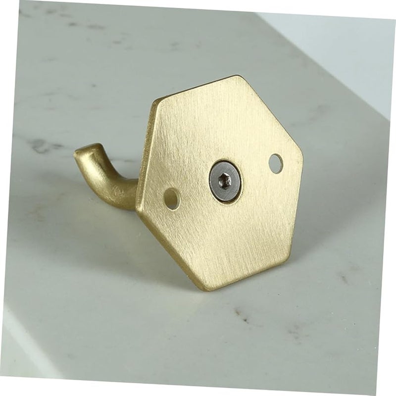 خطافات حائط نحاسية للمناشف والملابس والإكسسوارات للمنزل والحمام والمطبخ والمكتب - Image 5