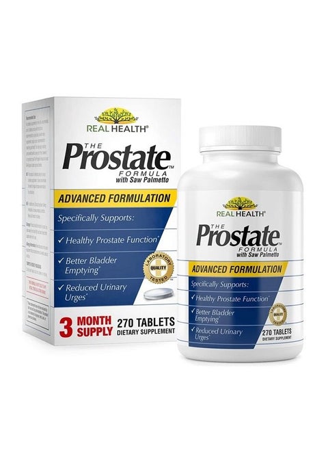 The Prostate Formula with Saw Palmetto Supplement For Men, 3 Month Supply, Supports Healthy Prostate Function, Better Bladder Emptying, Reduced Urinary Urges, 270 Tablets