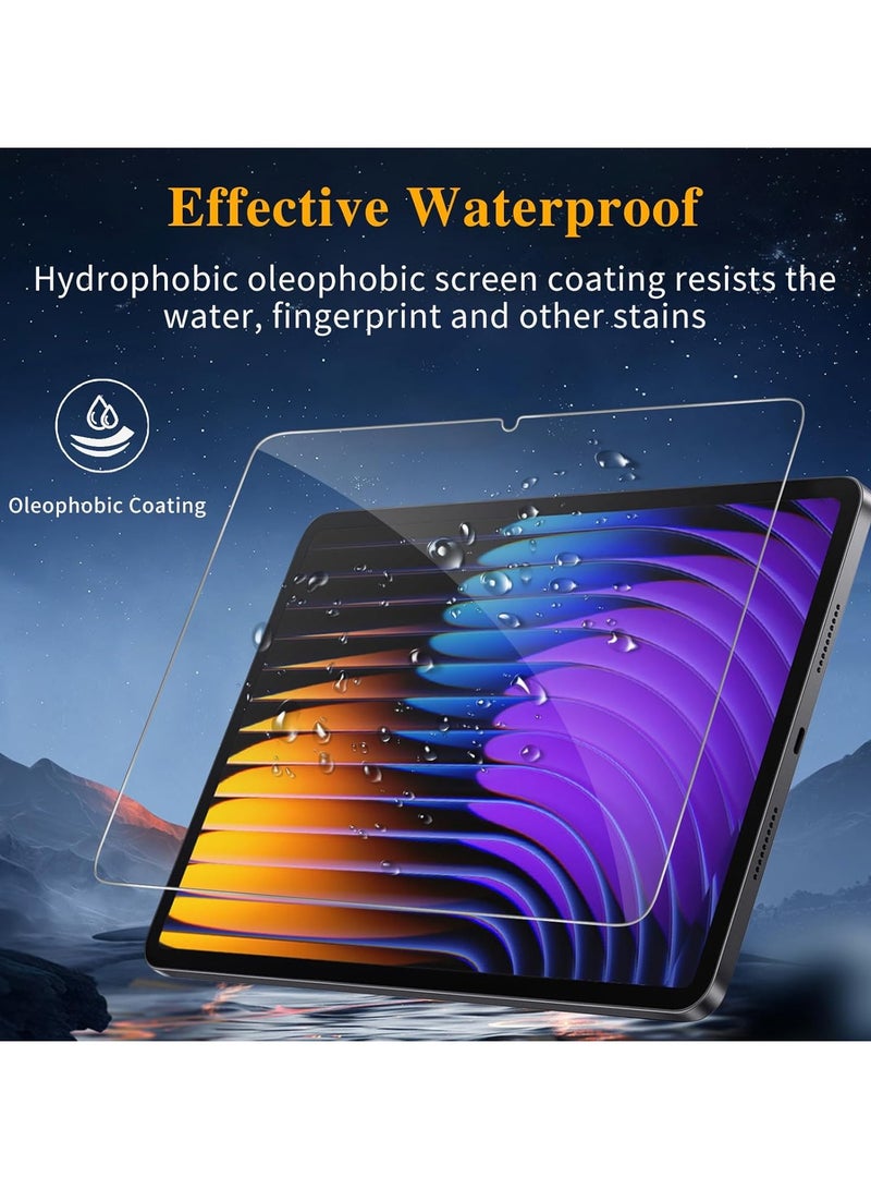 2 Pack Tempered Glass for Xiaomi Pad 7/7 Pro, 9H Hardness Glass, Complete Protection Glass Film, Anti-Scratch, Easy to Install, Bubble Free compatible for Xiaomi Pad 7 / Pad 7 Pro  - Image 2