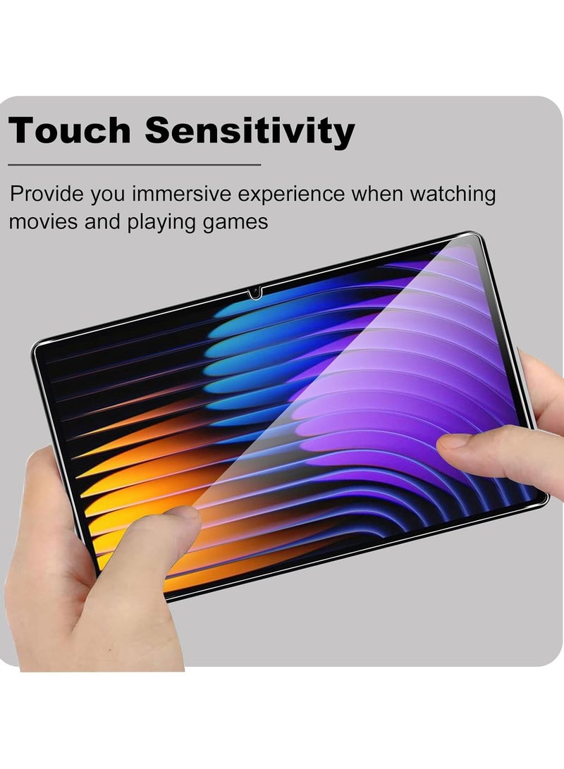 2 Pack Tempered Glass for Xiaomi Pad 7/7 Pro, 9H Hardness Glass, Complete Protection Glass Film, Anti-Scratch, Easy to Install, Bubble Free compatible for Xiaomi Pad 7 / Pad 7 Pro  - Image 3