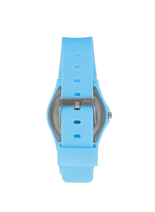 Slazenger Slazenger Unisex 2035 Movement Watch, Analog Display and Silicone Strap - SL.9.6571.3.07, Blue