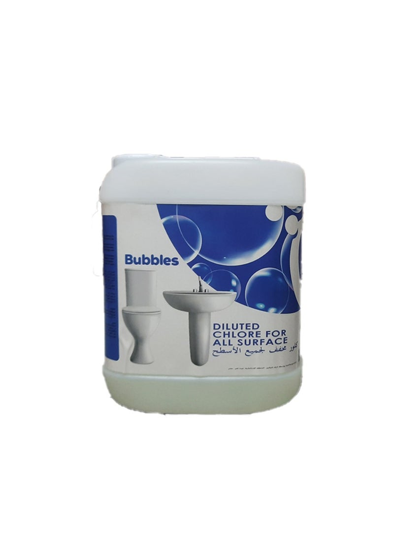 Bubbles White bleach 5 Liters 