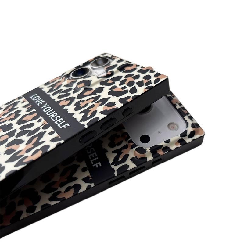 غطاء واقي، ملمس غير لامع , حماية من السقوط، Leopard Print، IMD، مقاوم للصدمات لـ iPhone 14 / 14 Plus / 14 Pro / 14 Pro Max للتنقل اليومي سهل التخزين أثناء التنقل - Image 5