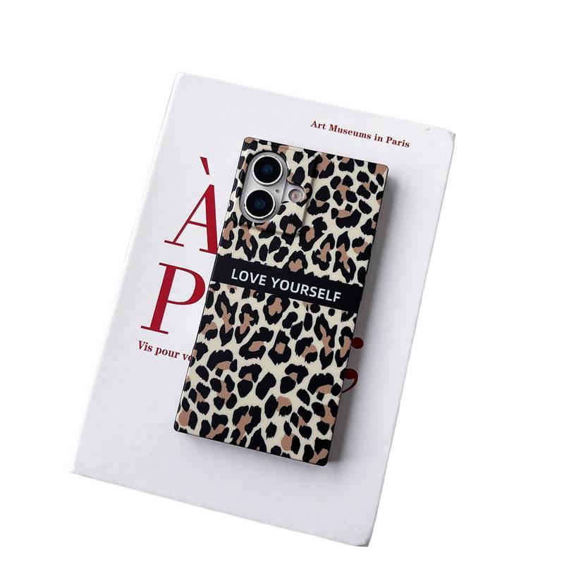 غطاء واقي، ملمس غير لامع , حماية من السقوط، Leopard Print، IMD، مقاوم للصدمات لـ iPhone 14 / 14 Plus / 14 Pro / 14 Pro Max للتنقل اليومي سهل التخزين أثناء التنقل - Image 4