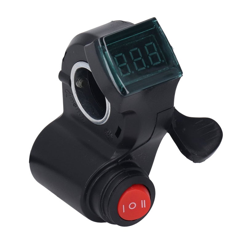 Electric Bike Thumb Throttle 3 Speed Digital Voltage Display Bicycle Hand Accelerator for Mountain Folding Bikes - Image 4