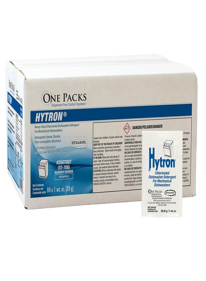 Stearns Hytron Chlorinated Dishwasher Detergent - 1 oz -(1 CASE) - Image 1