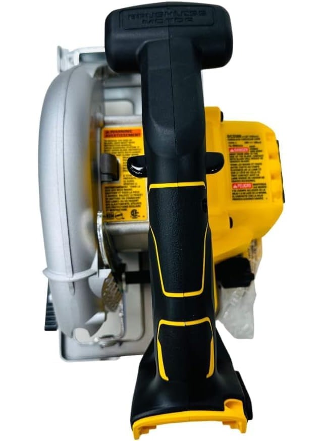 DEWALT DEWALT DCS566 20V Circular Saw 20V Cordless Brushless 65 Circular Saw Bare Tool Only Bulk Packed Yellow  - Image 4