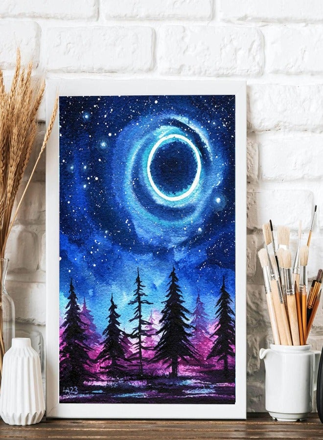 Diamond Art Set, DIY 5D Moon Landscape Diamond Painting Set For Beginners, Round Full Diamond Art Craft Home Wall Art Decoration Gift 30x 40cm  - Image 2