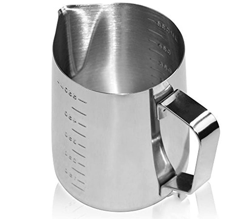 Espresso Steaming Stainless Steel Pitcher for Coffee Milk Frothing Jug, Coffee Cappuccino Latte Art, 550ml - Image 4