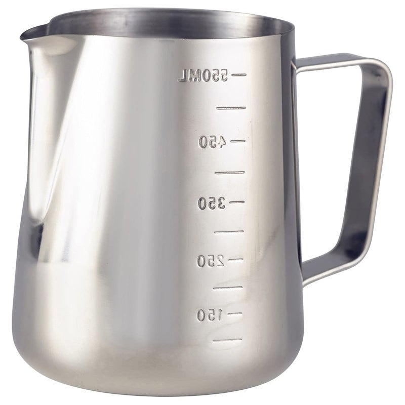 Espresso Steaming Stainless Steel Pitcher for Coffee Milk Frothing Jug, Coffee Cappuccino Latte Art, 550ml - Image 1