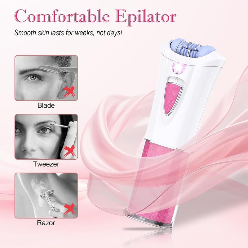 يوج أداة YOOJ® Smooth Glide لإزالة الشعر من الوجه، مقص كهربائي لاسلكي بتقنية LED، مناسبة للاستخدام اليومي على الوجه والذراعين والساقين ومناطق تحت الإبطين، للعناية بالبشرة - Image 5