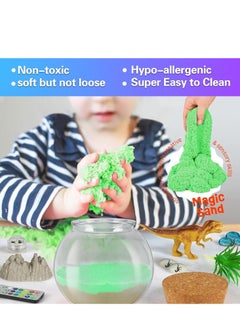 DMG TECH Dinosaur Terrarium Kit, Light Up Terrarium Kit Kids Crafts Toys,DIY Dino Arts and Crafts for Kids Ages 4 5 6 7 8-12 Years Old, Dinosaur Present for Boys Girls  - Image 3