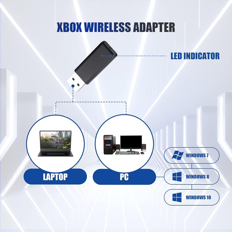 محول تحكم لاسلكي بلوتوث NS/Switch OLED/Switch Lit / PS5 / PS4 / PS3 محول تحكم Xbox لنينتندو سويتش PS3 وكمبيوتر ويندوز تشغيل وتوصيل فوري - Image 2