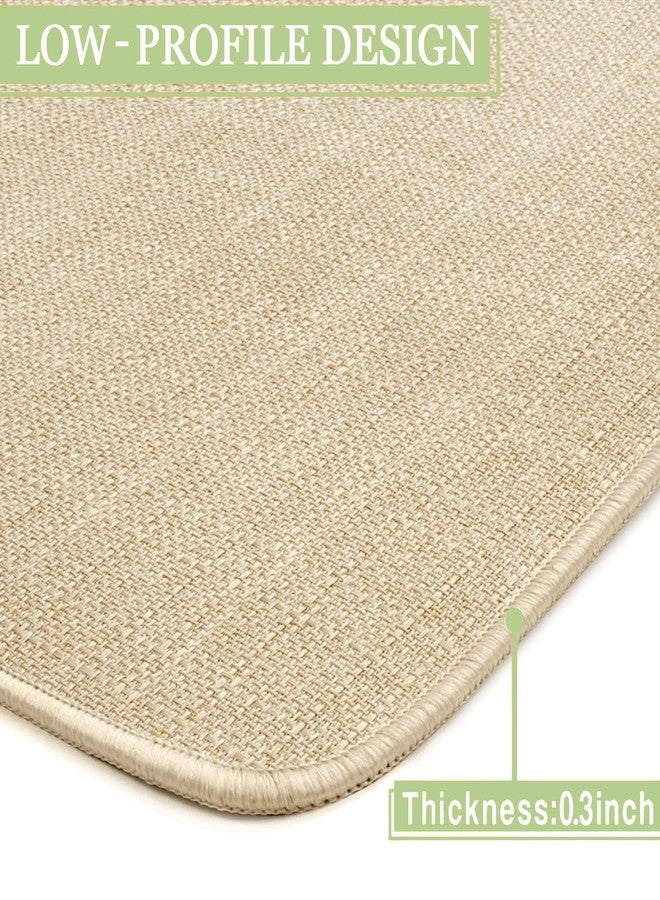 Kuyuayee Easter Bunny Doormat 30x17 Inch Hello Peeps Welcome Door Mat Indoor Outdoor Entrance Floor Mats Non-Slip Washable Easter Home Decor Rugs - Image 5