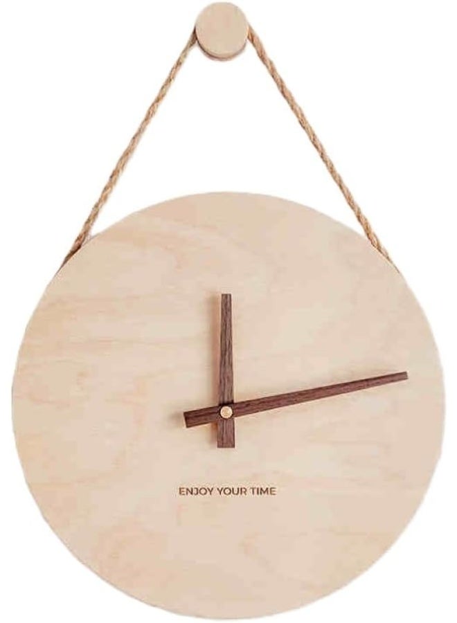 Bliss Vie ساعة حائط من الخشب الصلب BLISS VIE، كلاسيكية، حديثة، نوردية، أنيقة، زخرفية، ساعة حائط لغرفة المعيشة، ساعة حائط لغرفة النوم، مكتب فندق، ديكور منزلي (6) - Image 1