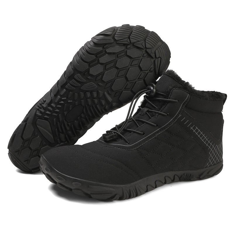 Men'S And Women'S Shoes, Winter Large Cotton Shoes, Warm And Velvet Thickened Outdoor Shoes, Non-Slip, Cold-Resistant And Wear-Resistant Mountaineering Sports Shoes - Image 1