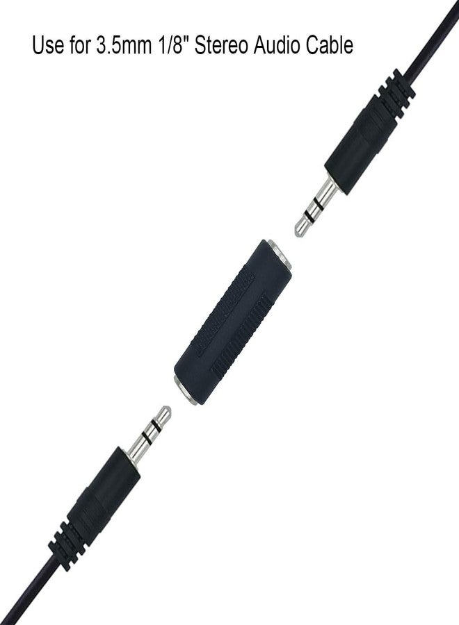 AILTECK 3.5mm 1/8" Female to Female Stereo Audio Adapter, 3.5mm Audio Interfaces Connector Jack Adapter 3 Pack - Image 4