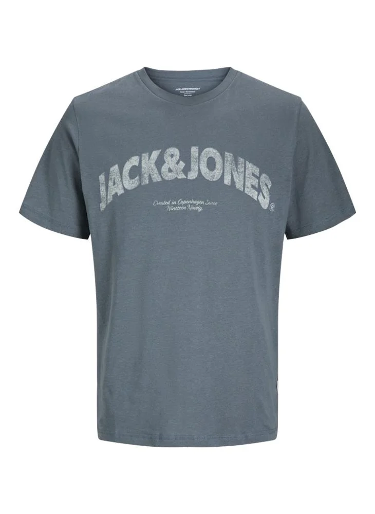 جاك اند جونز Joralmeria Bold Branding T-Shirt