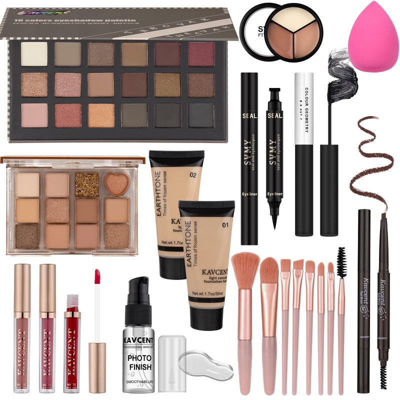 KAVCENT Makeup Kit for Teens Makeup Set for Women Teenagers Full Kit Make up Kit Eyeshadow maquillajes Makeup Gift Sets for Teen Girls Christmas - Image 1