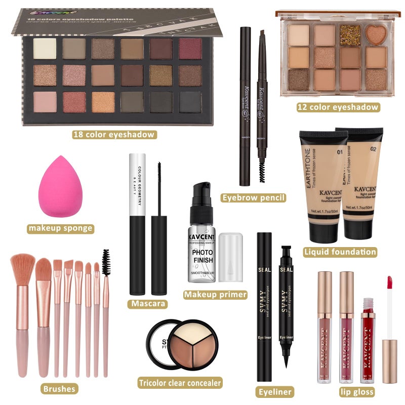 KAVCENT Makeup Kit for Teens Makeup Set for Women Teenagers Full Kit Make up Kit Eyeshadow maquillajes Makeup Gift Sets for Teen Girls Christmas - Image 2