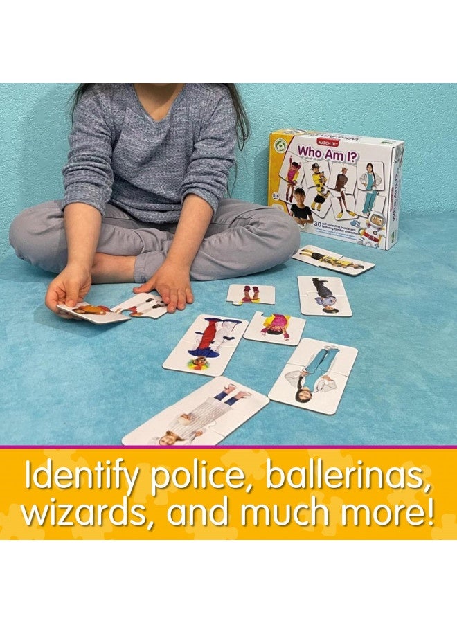 The Learning Journey: Match It! - Who Am I? - 20 Piece Self-Correcting Matching Puzzle Set - Diversity Toys For Toddlers Ages 3 And Up - Award Winning Toys - Image 1