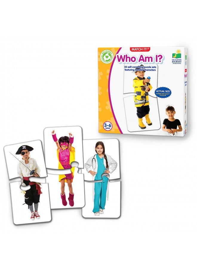 The Learning Journey: Match It! - Who Am I? - 20 Piece Self-Correcting Matching Puzzle Set - Diversity Toys For Toddlers Ages 3 And Up - Award Winning Toys - Image 4