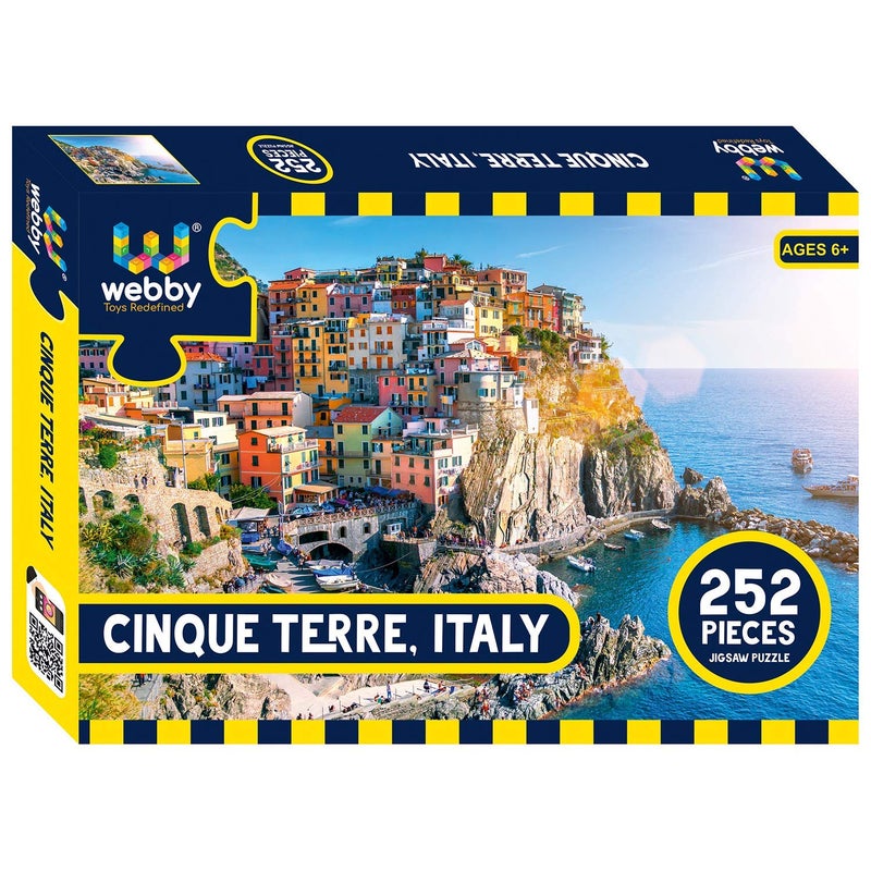 Webby Cinque Terre, Italy, Jigsaw Puzzle, 252 Pieces - Image 1