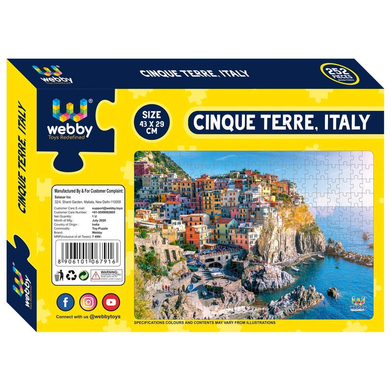 Webby Cinque Terre, Italy, Jigsaw Puzzle, 252 Pieces - Image 5