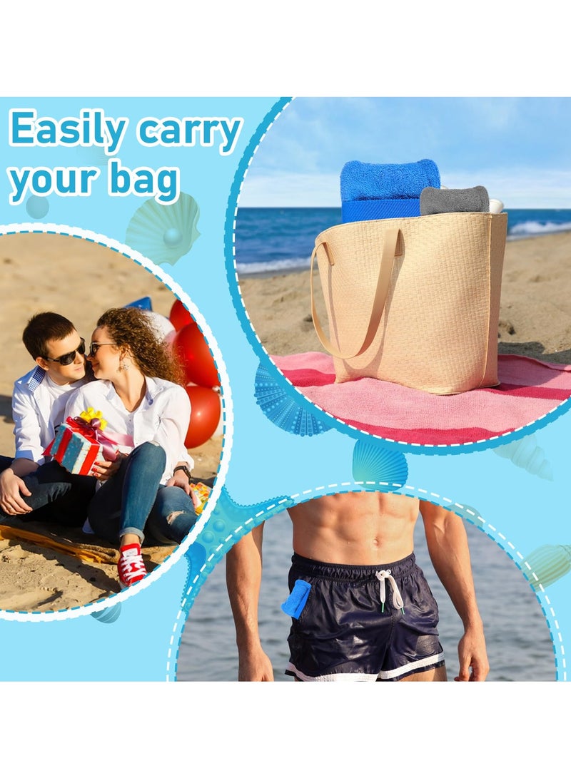 Excefore 4PCS Sand Screen Sand Remover for Beach Sand Removal Bag Powder Pouch Sand Remover Brush Sand Powder Pouches Sand Remover Beach Vacation Camping Essentials Great for The Whole Family Talc Free - Image 4