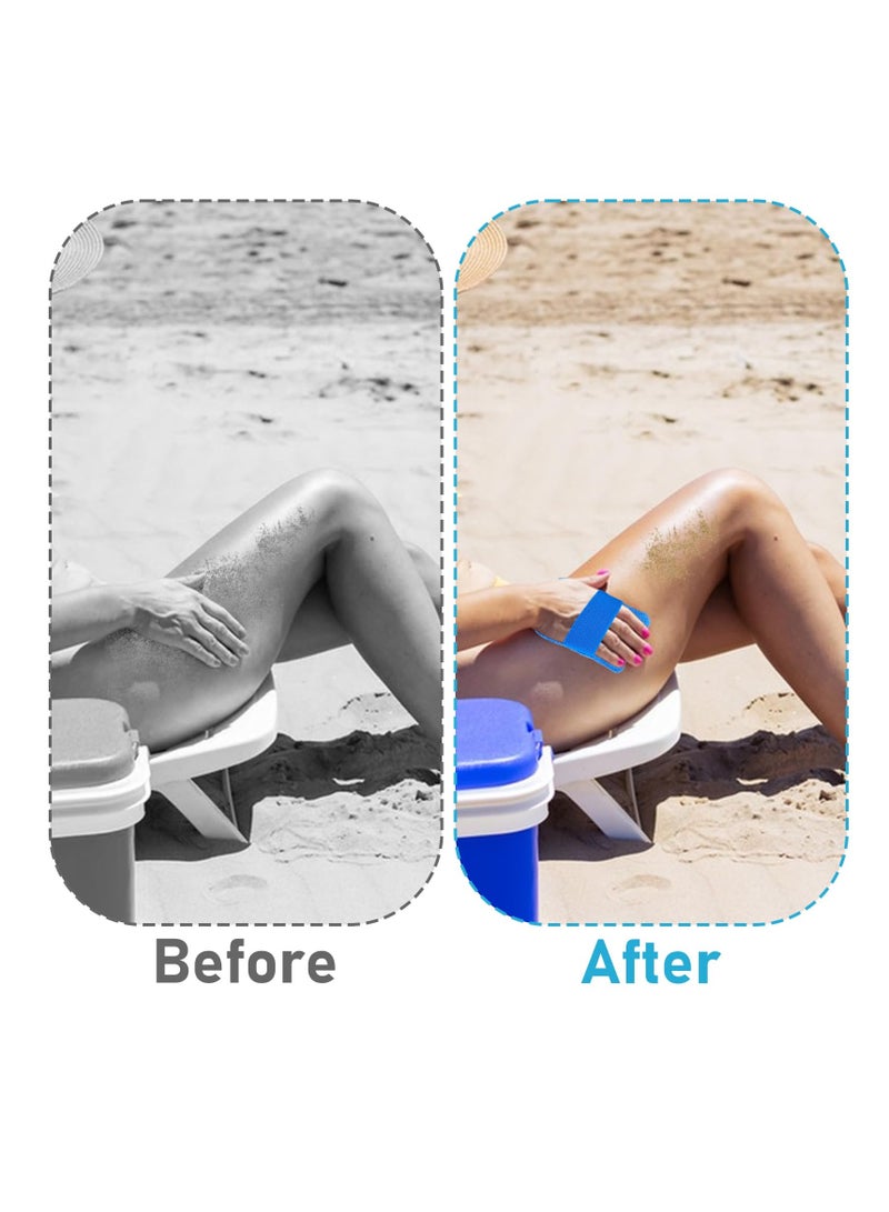Excefore 4PCS Sand Screen Sand Remover for Beach Sand Removal Bag Powder Pouch Sand Remover Brush Sand Powder Pouches Sand Remover Beach Vacation Camping Essentials Great for The Whole Family Talc Free - Image 3
