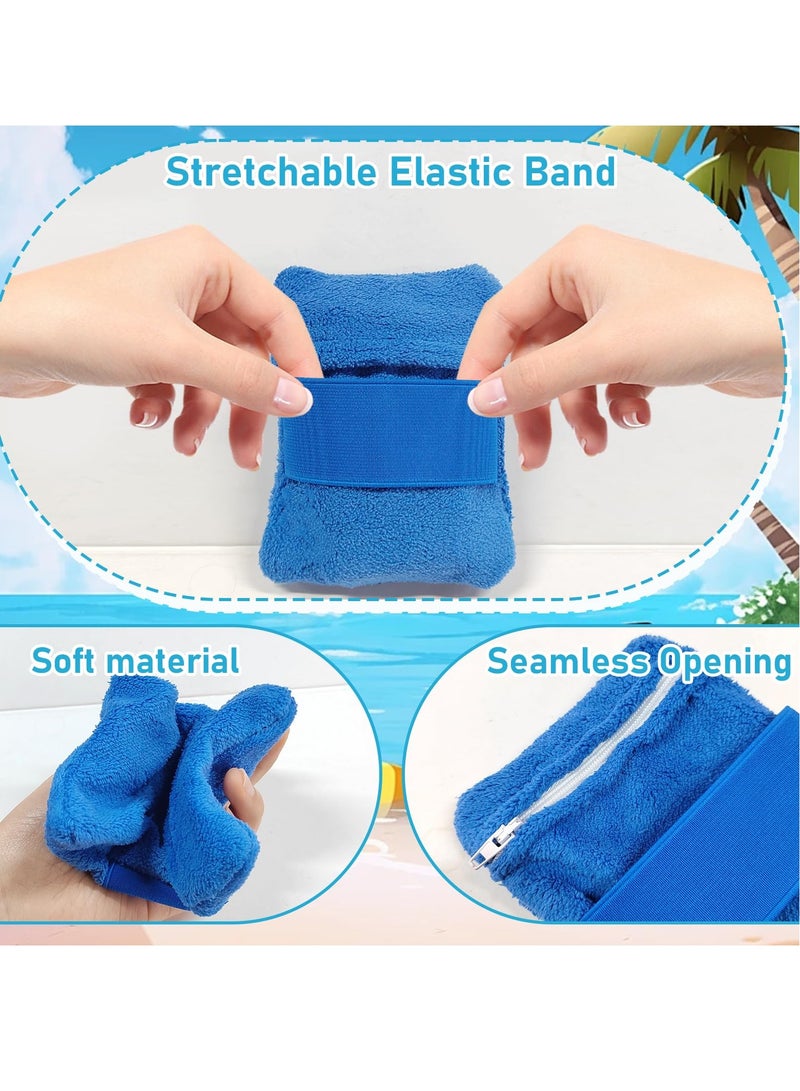 Excefore 4PCS Sand Screen Sand Remover for Beach Sand Removal Bag Powder Pouch Sand Remover Brush Sand Powder Pouches Sand Remover Beach Vacation Camping Essentials Great for The Whole Family Talc Free - Image 2
