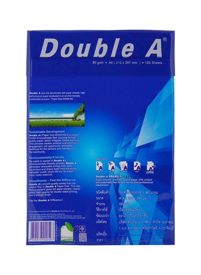 Double A Pack Of 5 A4 Sheet Paper a4 - Image 3