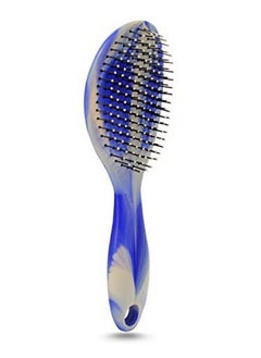 Ankita Printed Hair Brush With Nylon Bristle Allpurpose Colors May Vary (A14 Print) By Chhavi Creation  - Image 1