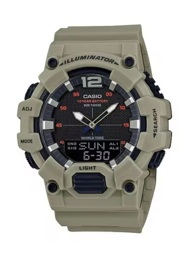 CASIO Men's Resin Analog-Digital Watch HDC-700-3A3VDF - 48.8 mm