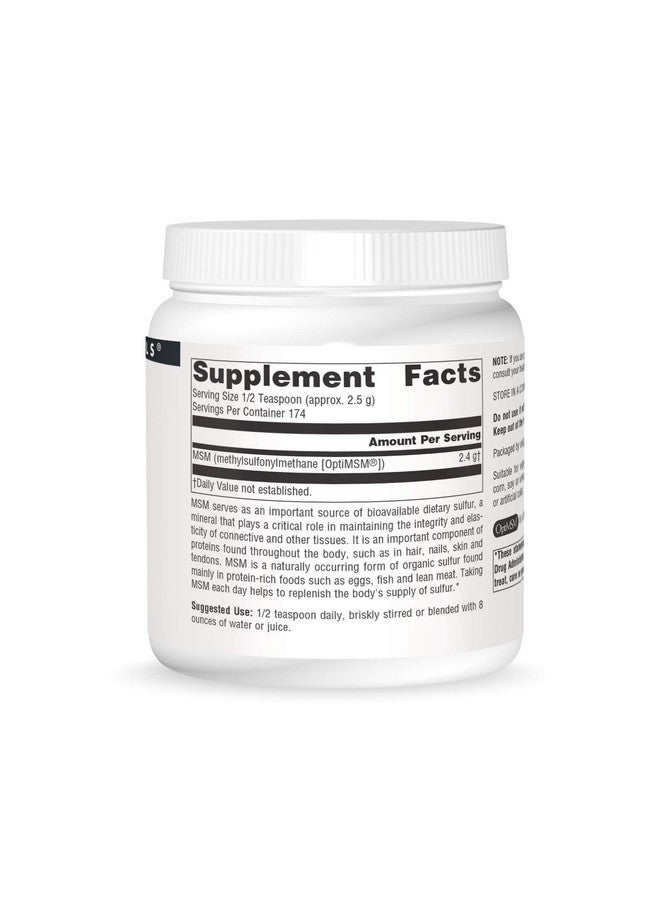 Source Naturals Msm (Methylsulfonylmethane) Powder 16 Ounce - Image 3