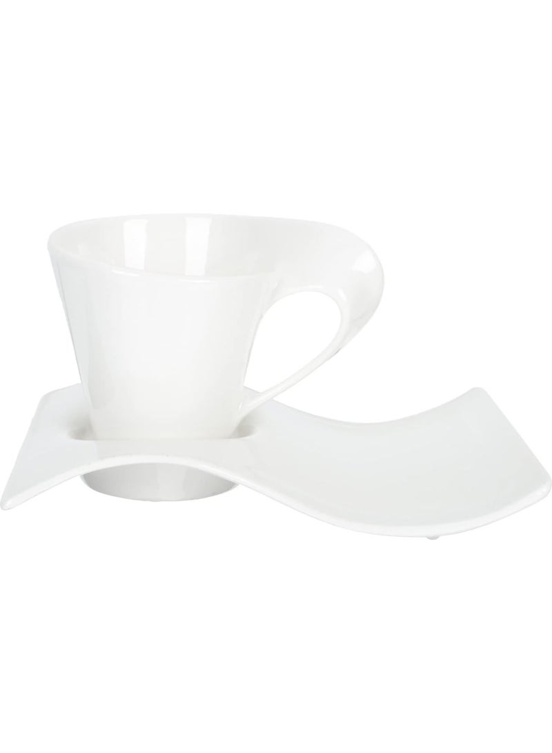 GGOOT 1 Set Creative Coffee Cup and Saucer to Go Plates with Lids Espresso Mug Clay Coffee Mugs Clay Mugs Water Mug Ceramics Milk Cup Cafe Shop Coffee Mug Ceramic Tea Cup Set Water Cup - Image 1