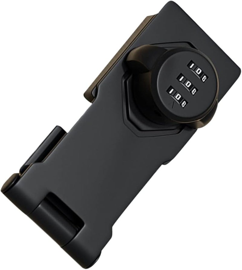 Black Cabinet Combination Lock Durable Mechanical Security for File Cabinets Lockers Easy Install Anti Theft Home Office Use - Image 1