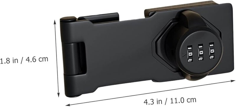 Black Cabinet Combination Lock Durable Mechanical Security for File Cabinets Lockers Easy Install Anti Theft Home Office Use - Image 5