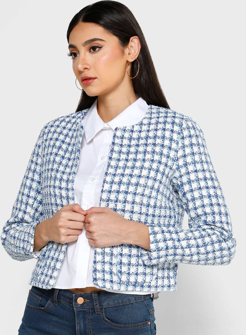 Jacqueline de Yong Checked Blazer