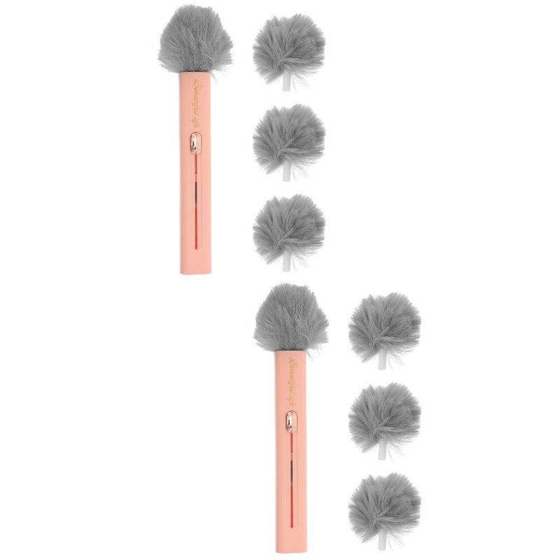 2 Sets Car Air Vent Cleaning Brush Vehicle Air Outlet Duster Car Air Conditioner Detailing Brush - Image 1
