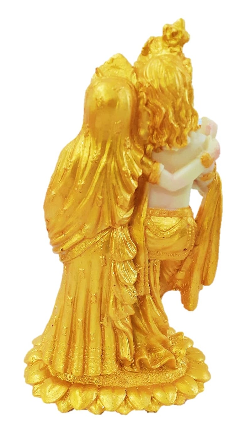 AFTERSTITCH Radha Krishna Idol Murti Showpiece Statue for Home Decoration Pooja Room Lord Baal Krishna Idols for Car Dashboard Gift Purpose - Image 5