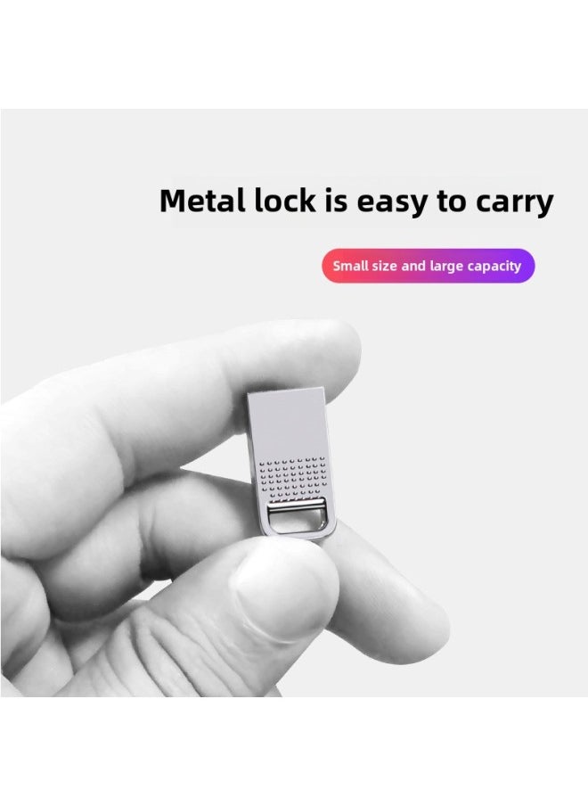 U Disk 32g Car Music Tremolo Fast Hand U Disk 16G High-speed Storage Disk Network Red USB Disk 8G Production Of Private Flash Memory-Color:White-Capacity:16GB  - Image 4