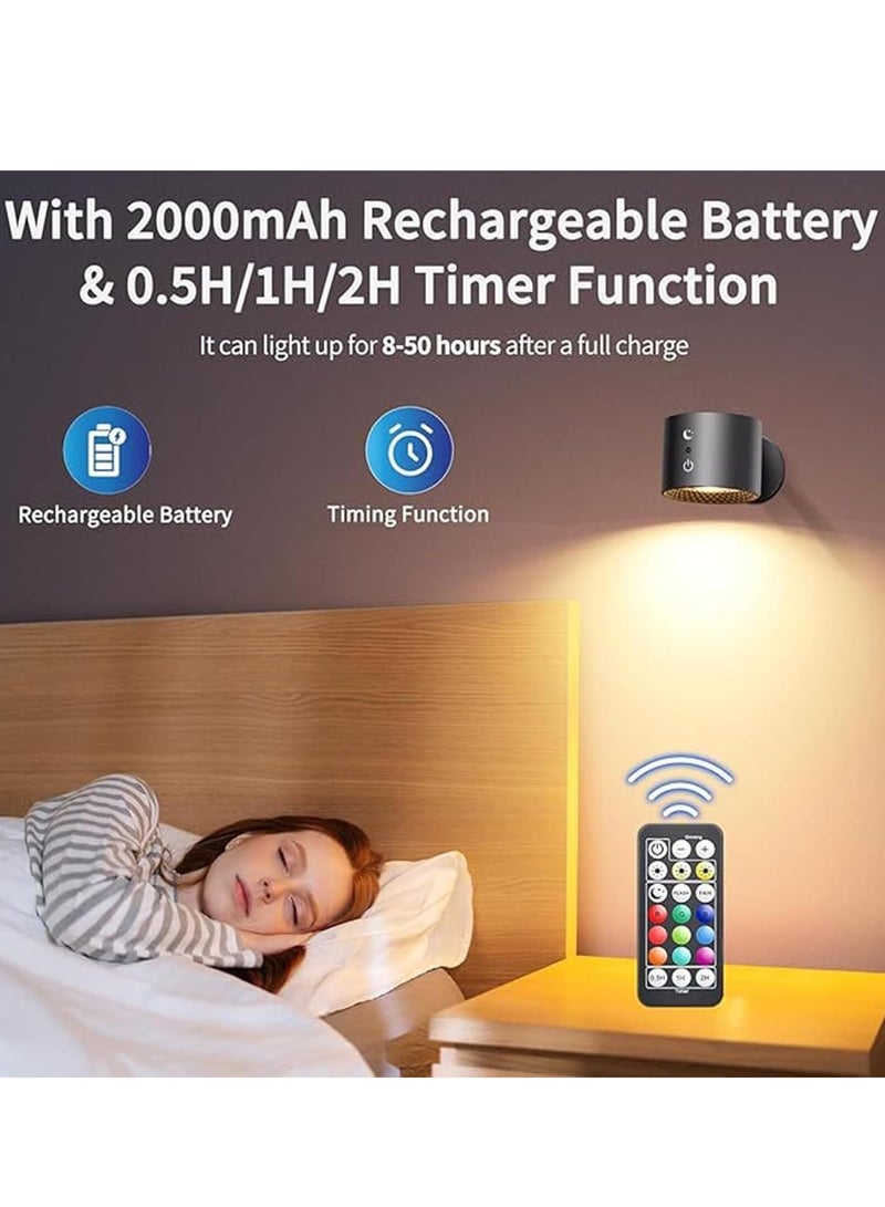 فلوشرينيك أضواء ، ضوء داخلي في كل مكان 2.0 ، ضوء يمين ، درجات حرارة 3 ألوان ومغناطيسية قابلة للتخفيف 360 درجة الدوران اللاسلكي ، 7 ألوان ضوء قابل للتعديل (أسود ، حجم واحد) - Image 5