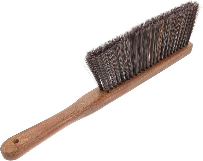 Green Sandalwood Bed Brush Wood Handle Brush Upholstery Cleaner Sofa Bed Cleaning Tool Bristle - Image 1